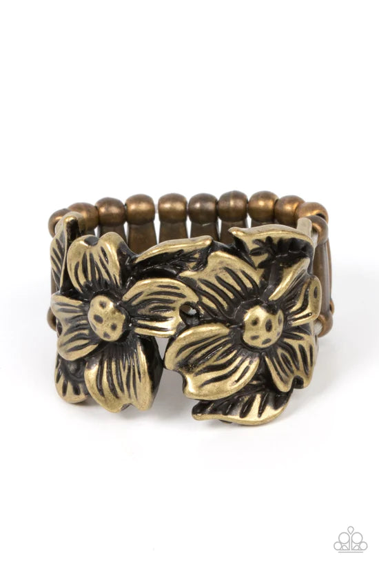 Island Eden - Brass ♥ Ring