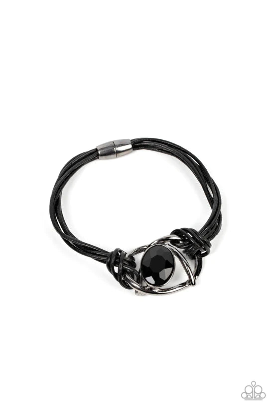 Keep Your Distance - Black ♥ Bracelet