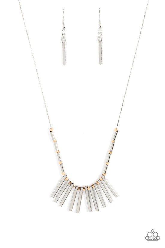 Rustic Hot Rod - Silver ♥ Necklace