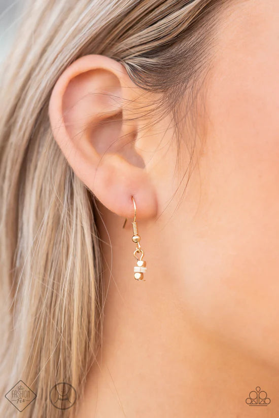 Retro Rejuvenation - Gold ♥ Necklace