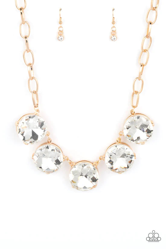 Limelight Luxury - Gold ♥ Necklace