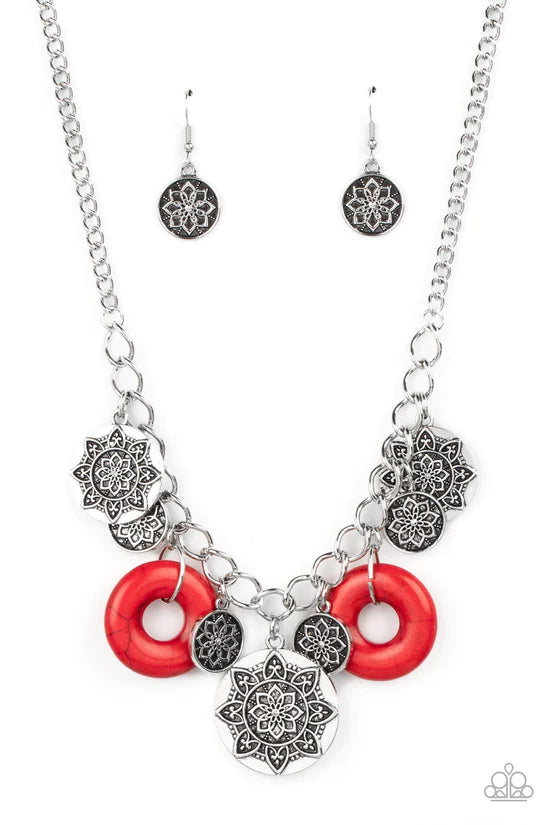 Western Zen - Red ♥ Necklace