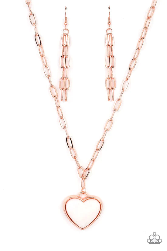 Everlasting Endearment - Copper ♥ Necklace