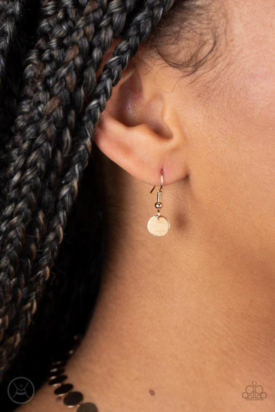 Flash Mob Flicker - Gold ♥ Necklace