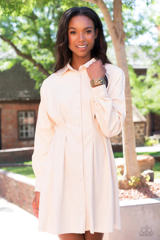 Flickering Fortune - Brass ♥ Bracelet