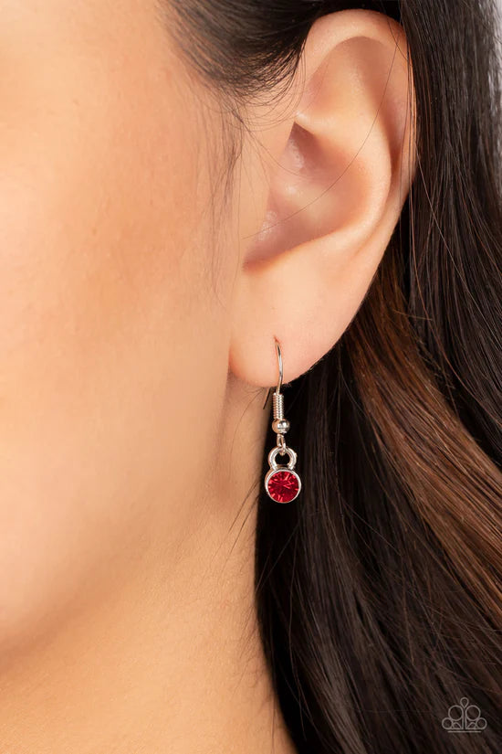 Dainty Darling - Red ♥ Necklace