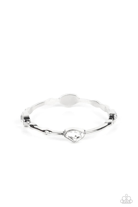 Chiseled Craze - White ♥ Bracelet
