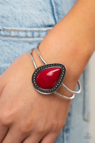 Over The Top Pop - RED Bracelet