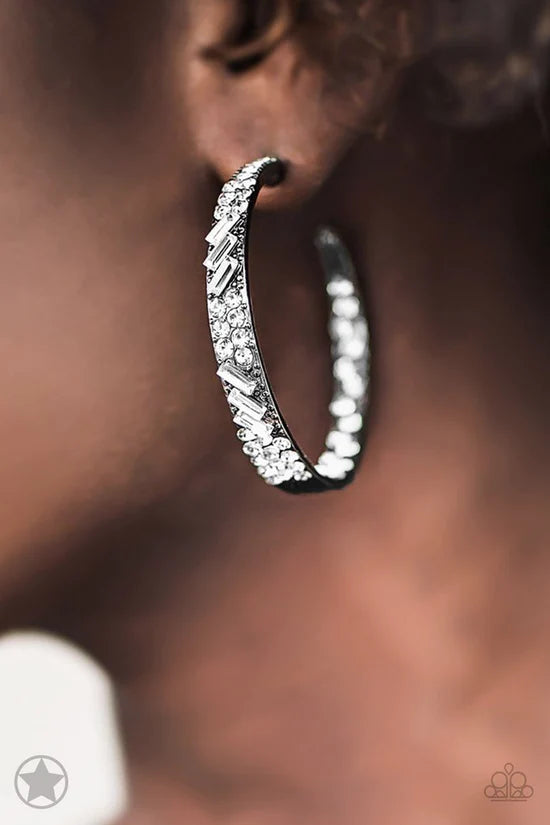 GLITZY By Association - Gunmetal ♥ Earrings