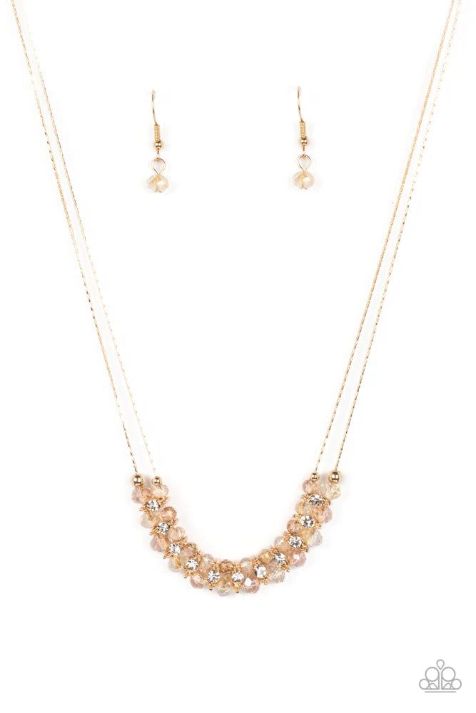 Shimmering High Society - Brown ♥ Necklace