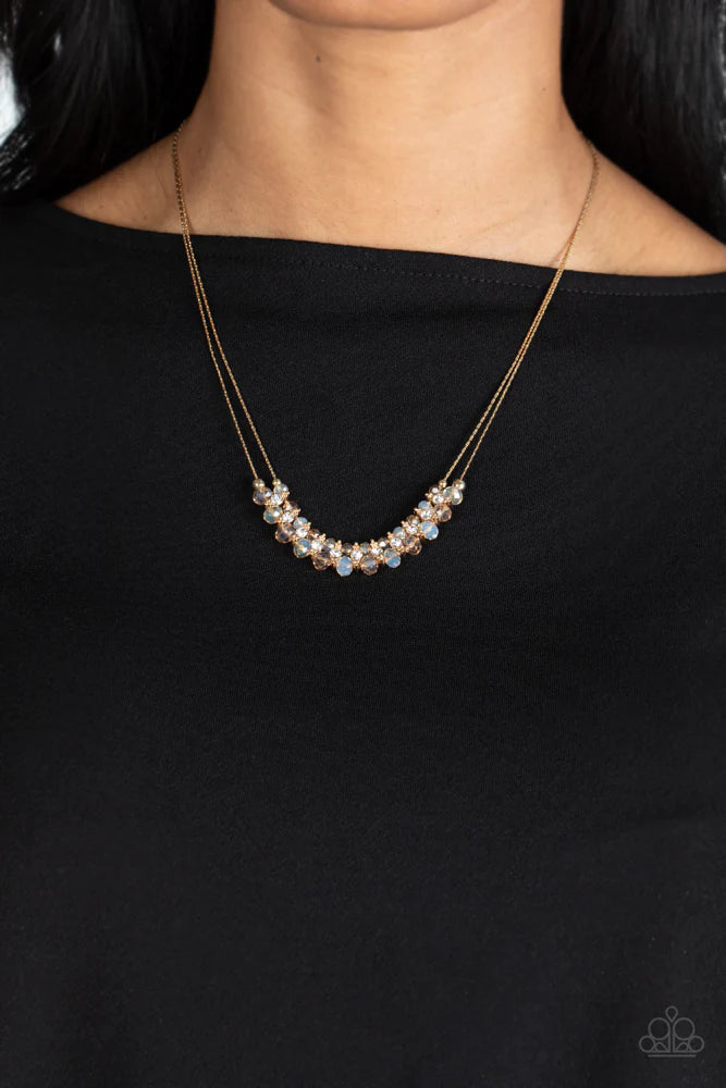 Shimmering High Society - Brown ♥ Necklace