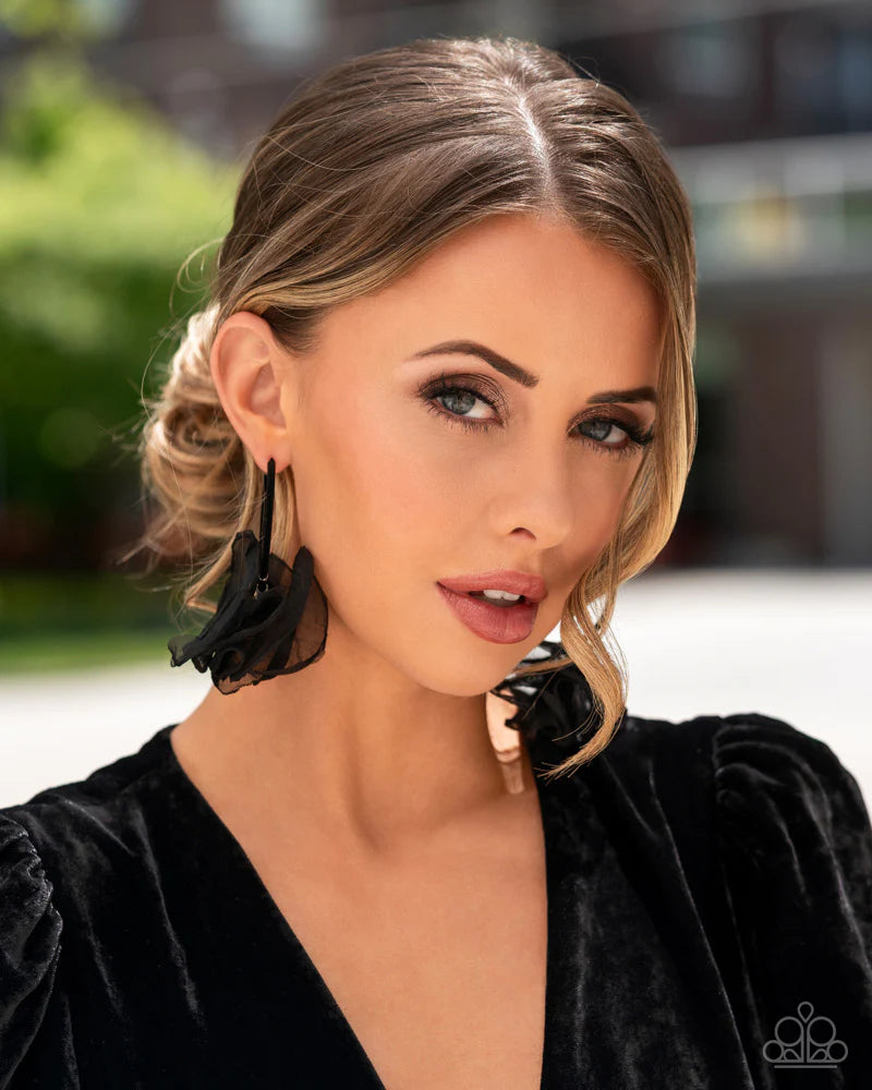 Passionate Promenade - Black ♥ Earrings