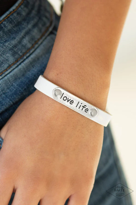 Love Life - White ♥ Bracelet