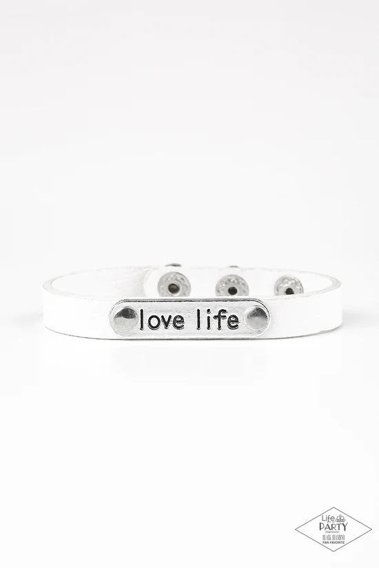 Love Life - White ♥ Bracelet