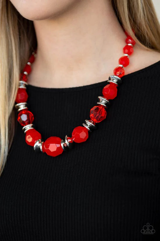 Dine and Dash - Red ♥ Necklace