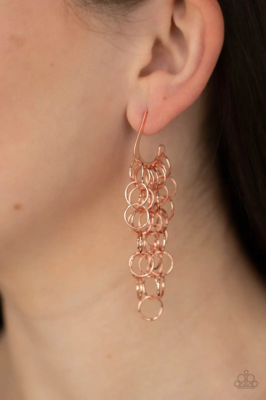 Long Live The Rebels - Copper ♥ Earrings