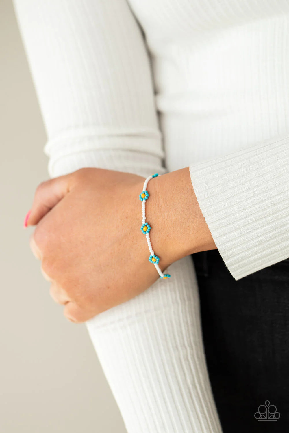 ♥ Camp Flower Power - Blue ♥ Bracelet
