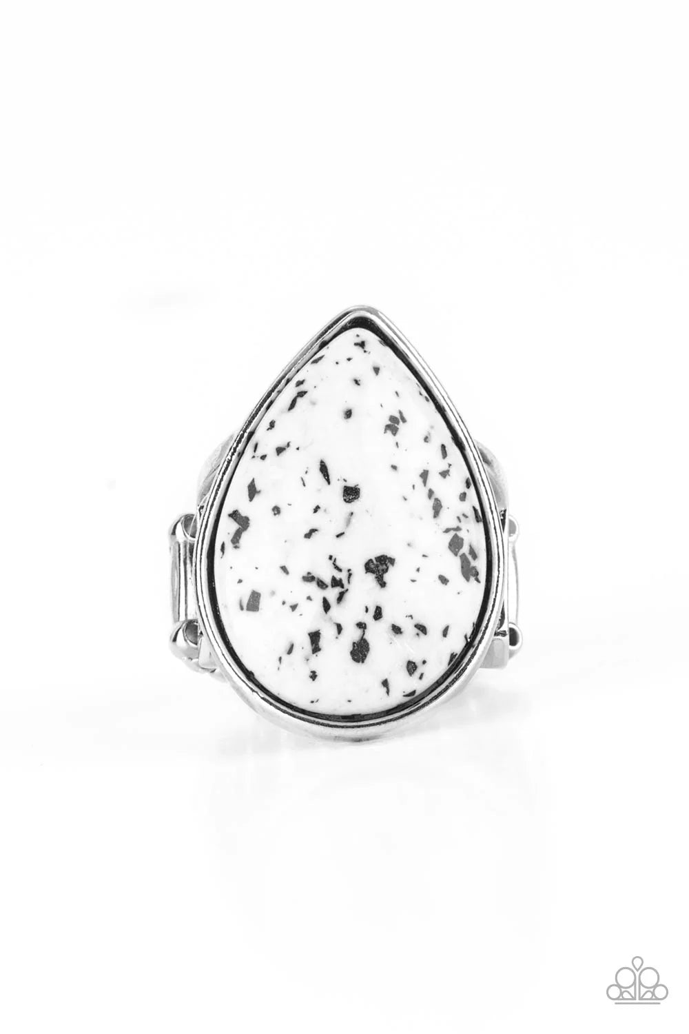 Stormy Sunrise - White ♥ Ring