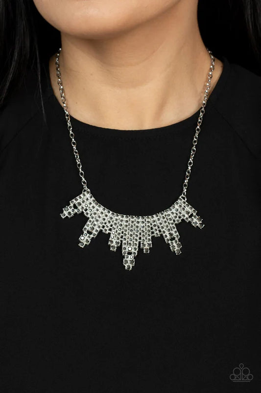Skyscraping Sparkle - Silver ♥ Necklace