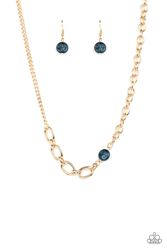 ♥ Picnic in Paris - Blue ♥ Necklace