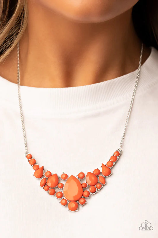 Bali Ballroom - Orange ♥ Necklace