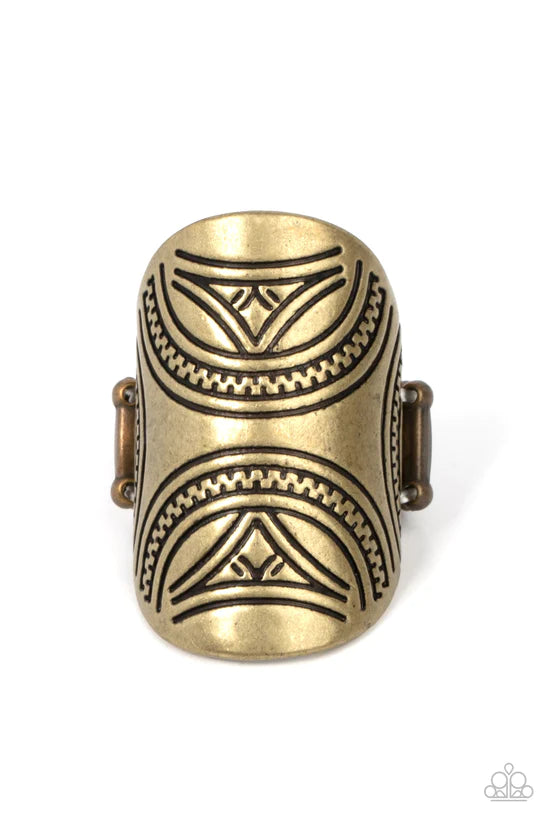 Pharaoh Party - Brass ♥ Ring