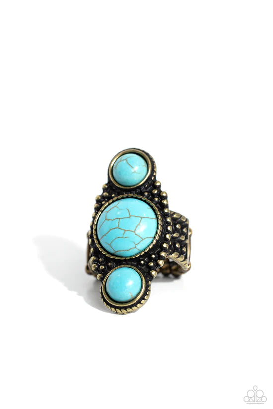 Mountain Mecca - Brass ♥ Ring