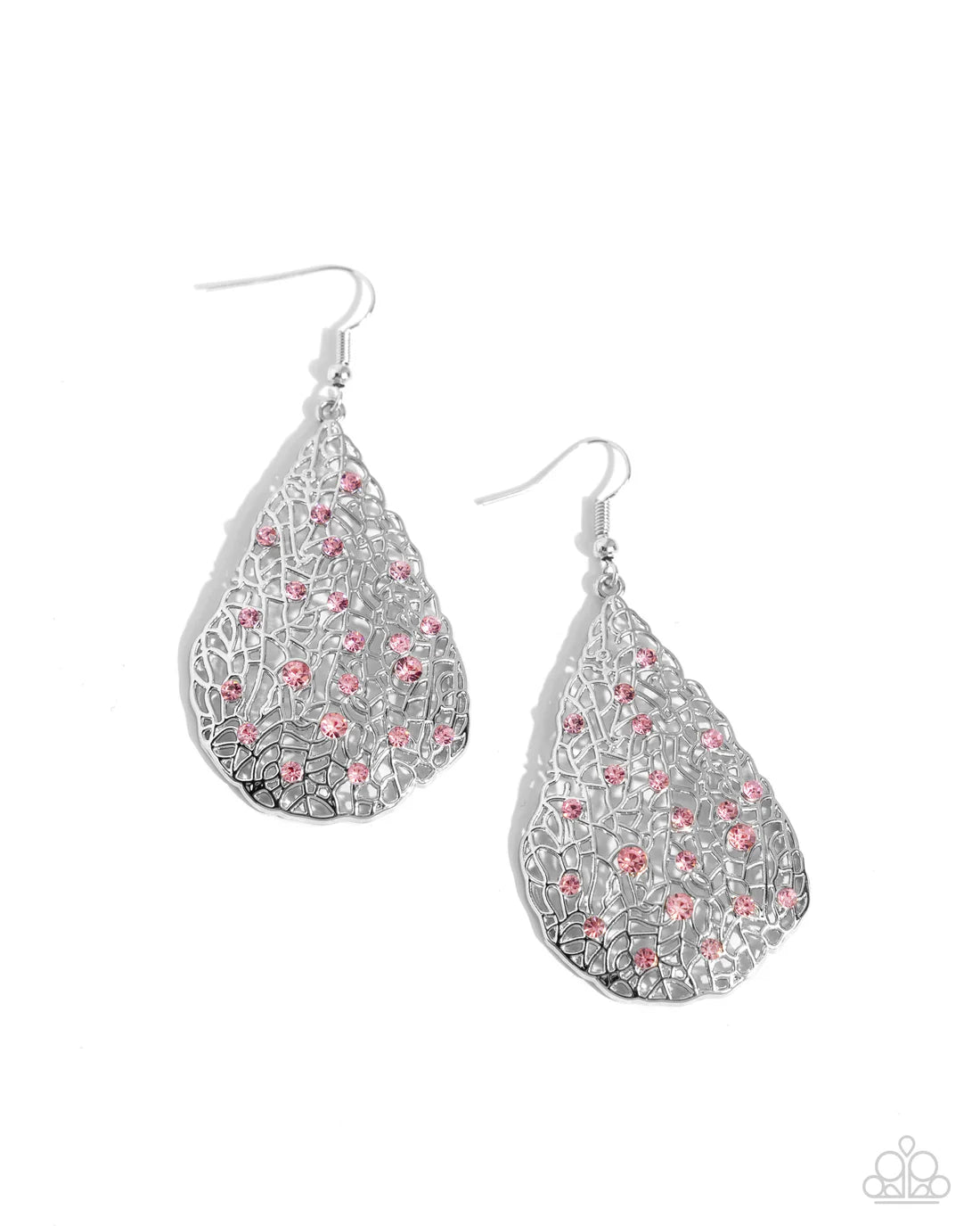 Stargazing Glamour - Pink ♥ Earrings