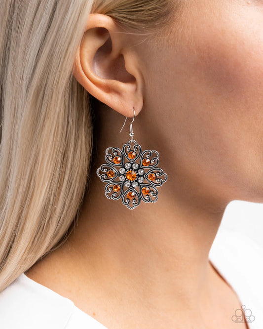Garden of Love - Orange ♥ Earrings