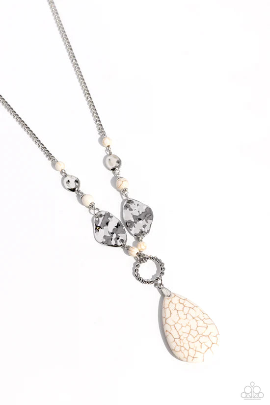 ♥ Sagebrush Sanctuary - White ♥ Necklace
