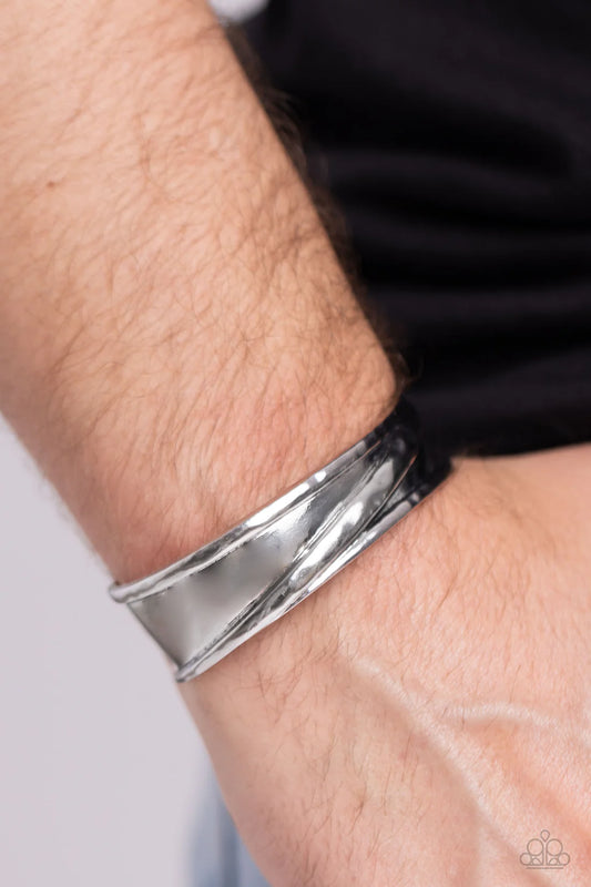 Real Slick - Silver ♥ Mens Bracelet