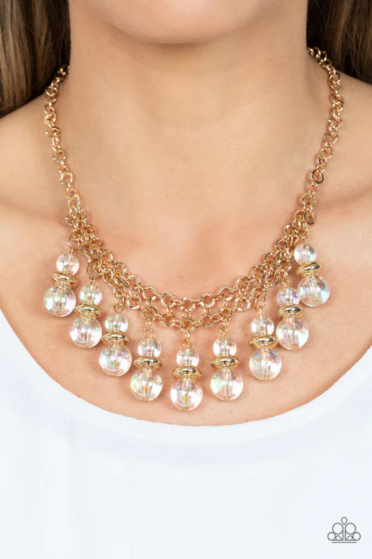 Deep Space Diva - Gold ♥ Necklace
