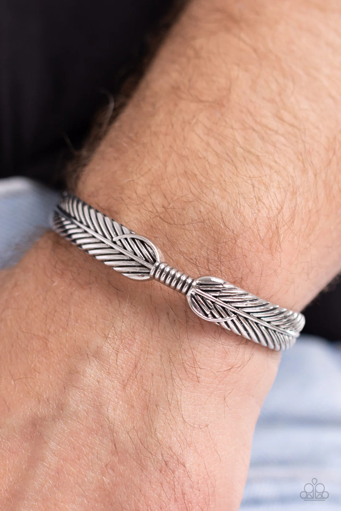 Watching the FLOCK - Silver ♥ Mens Bracelet