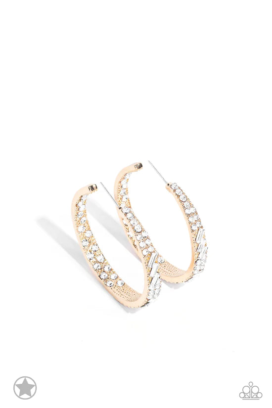 GLITZY By Association - Gold ♥ Earrings