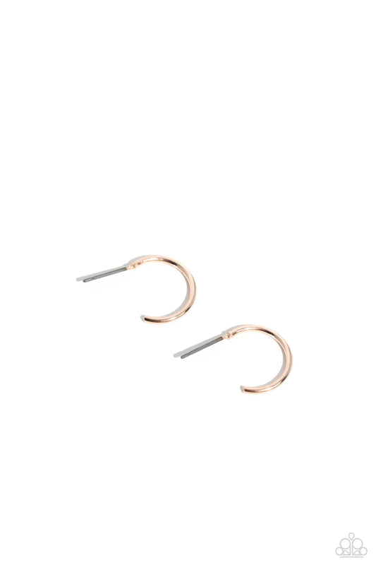 Ultra Upmarket - Rose Gold ♥ Earrings
