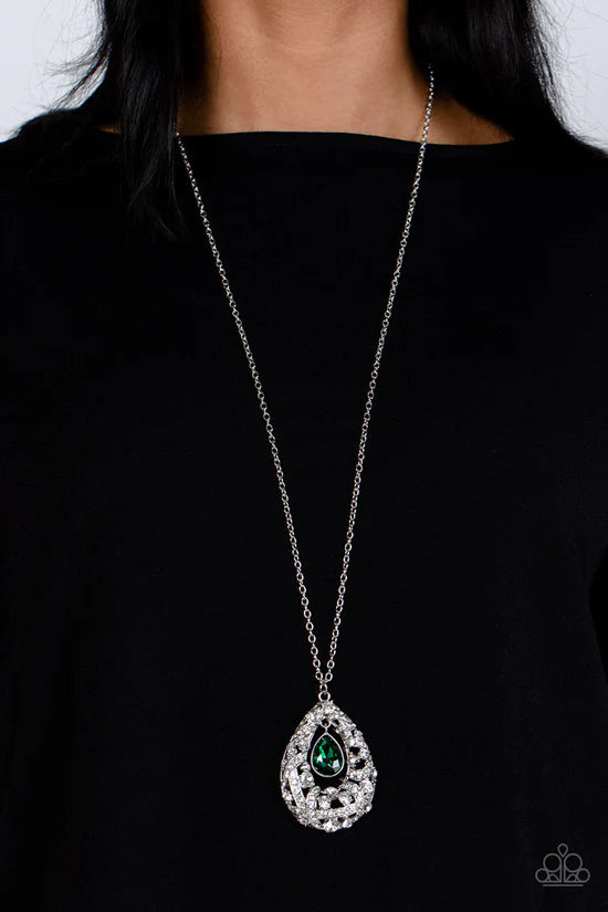 Glitz and GLOW - Green ♥ Necklace
