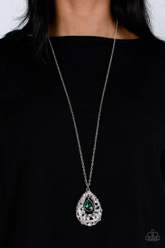 Glitz and GLOW - Green ♥ Necklace