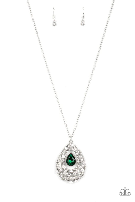 Glitz and GLOW - Green ♥ Necklace