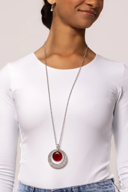 Cats Eye Couture - Red ♥ Necklace