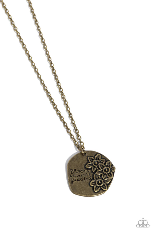 Planted Possibilities - Brass ♥ Necklace