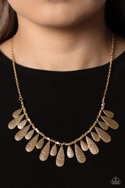 ♥ Compelling Confetti - Gold ♥ Necklace