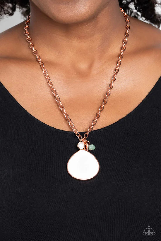 I Put A SHELL On You - Copper ♥ Necklace