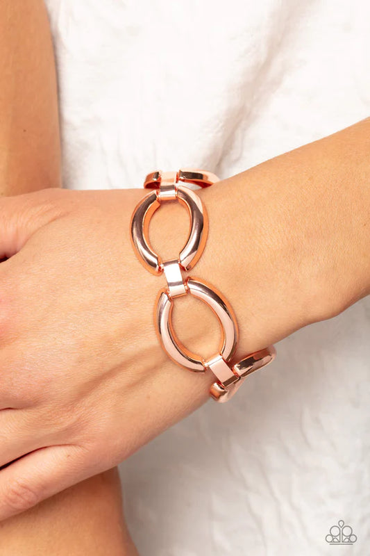 ♥ Constructed Chic - Copper ♥ Bracelet