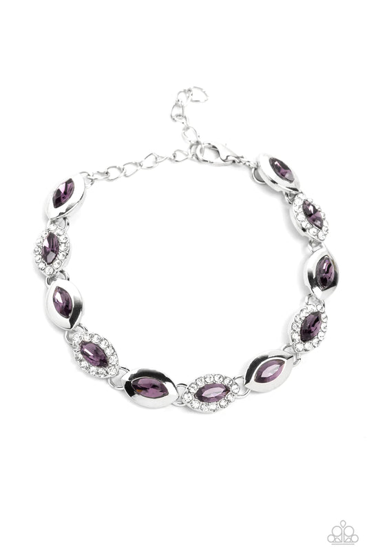 Some Serious Sparkle - Purple ♥ Bracelet