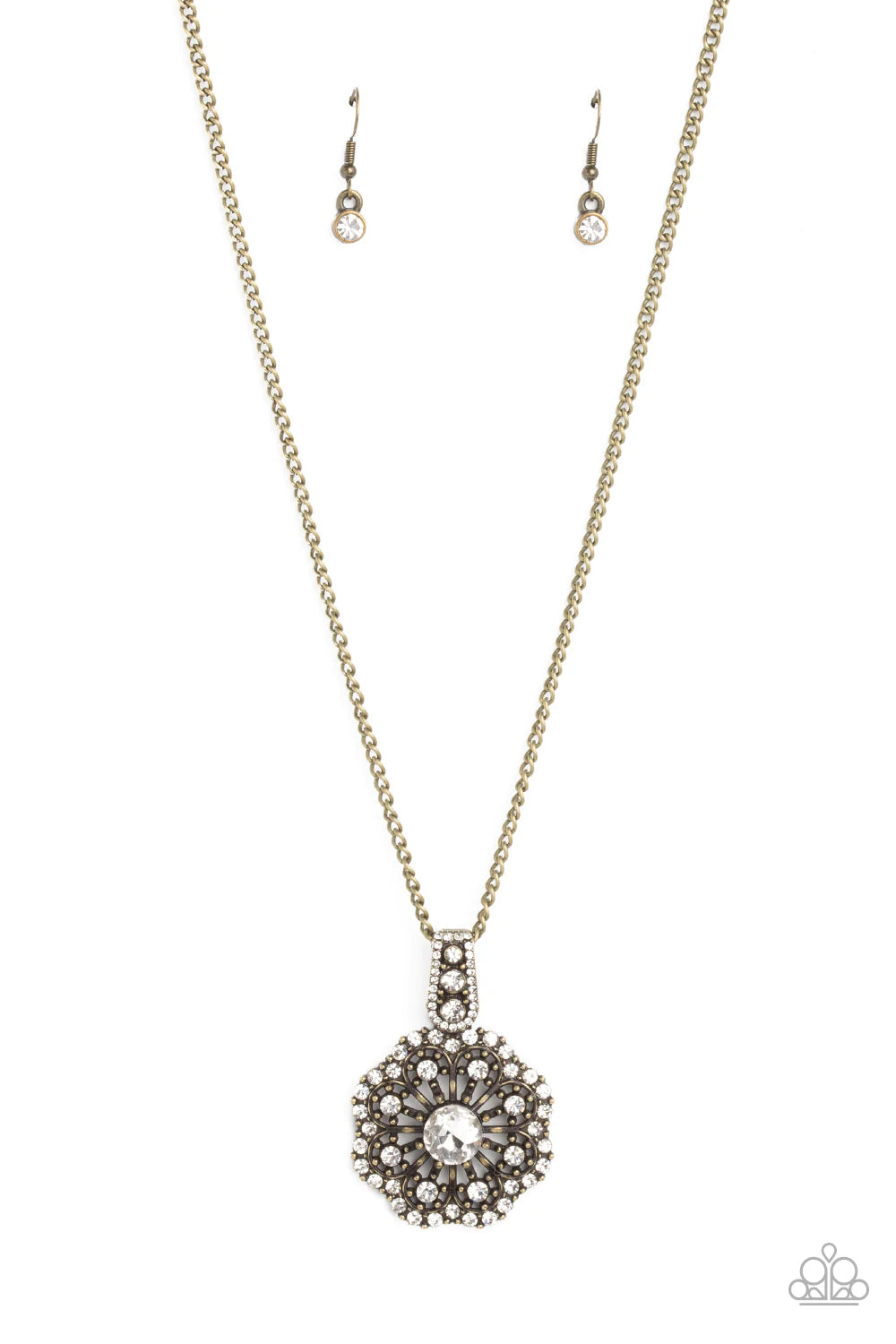 Bewitching Brilliance - Brass ♥ Necklace