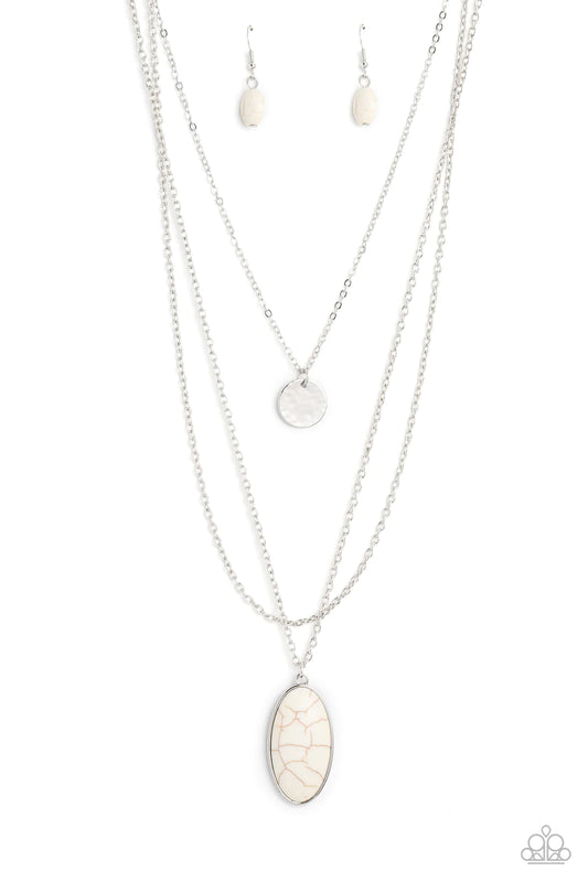 Perennial Phenomena - White ♥ Necklace