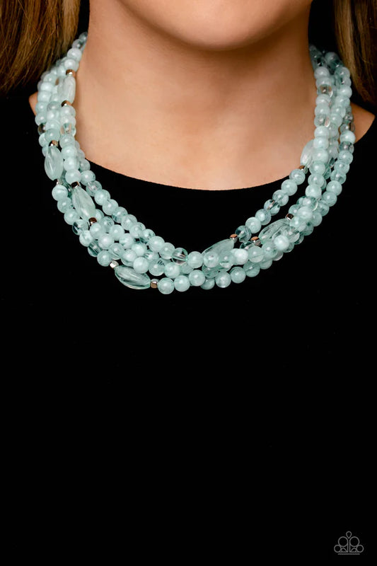 Layered Lass - Blue ♥ Necklace