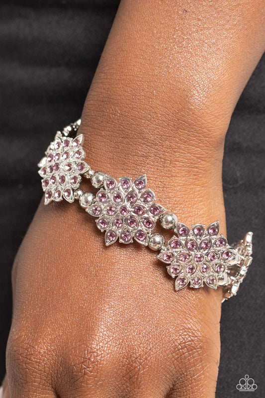 Scintillating Snowflakes - Purple ♥ Bracelet