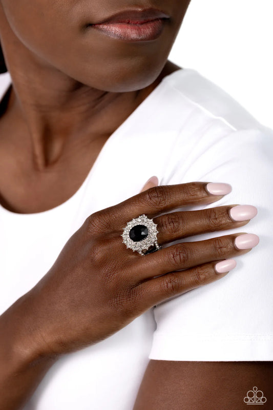 Layered Luminescence - Black ♥ Ring