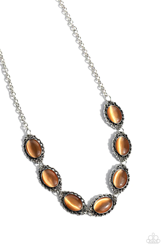 ♥ Framed in France - Orange ♥ Necklace